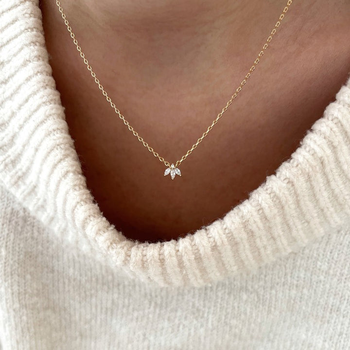 Collar «Maelee» chapado enInstants Plaisirs  Joyería