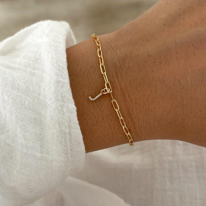 Pulsera «Eliott» chapada en oro-Pulseras-instants-plaisirs-1Instants Plaisirs  Joyas