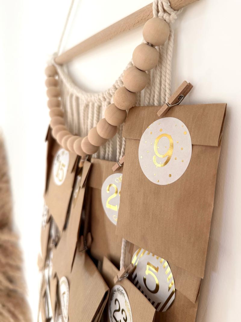 CALENDRIER DE L'AVENT - Plaqué or "Glamour Chic"-Calendriers de l'Avent-instants-plaisirs-Avec support-Instants Plaisirs | Bijoux