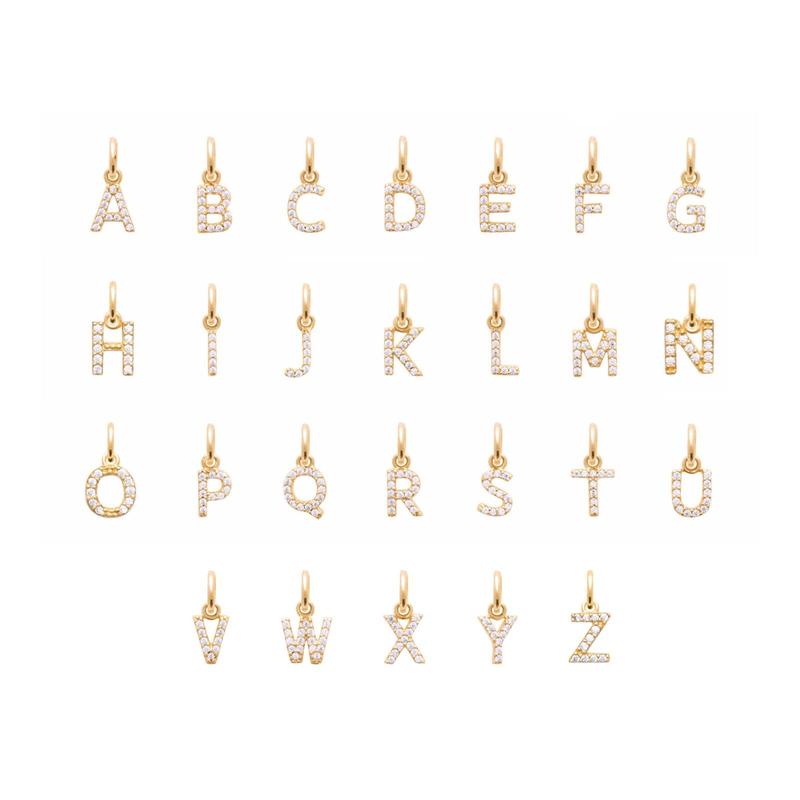 Mini colgante «Muse» chapado en oro