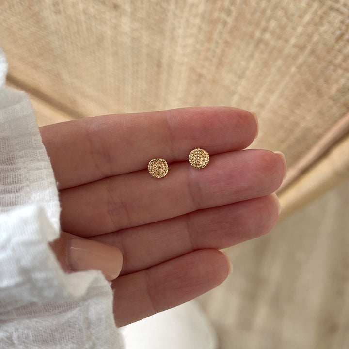 Pendientes «Marisa» chapados en oro-PendientesInstants Plaisirs  Joyería