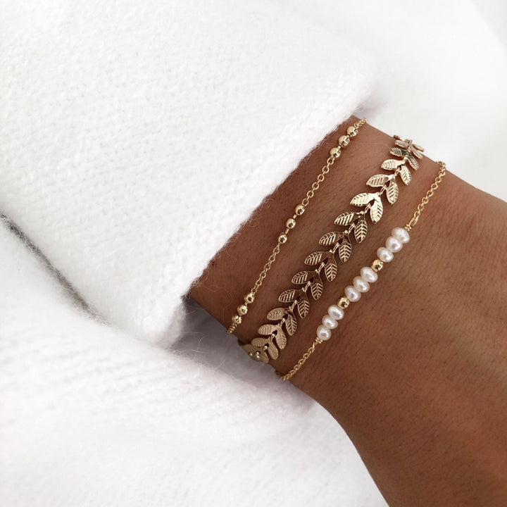 Pulsera «Douci» chapada enInstants Plaisirs  Joyas