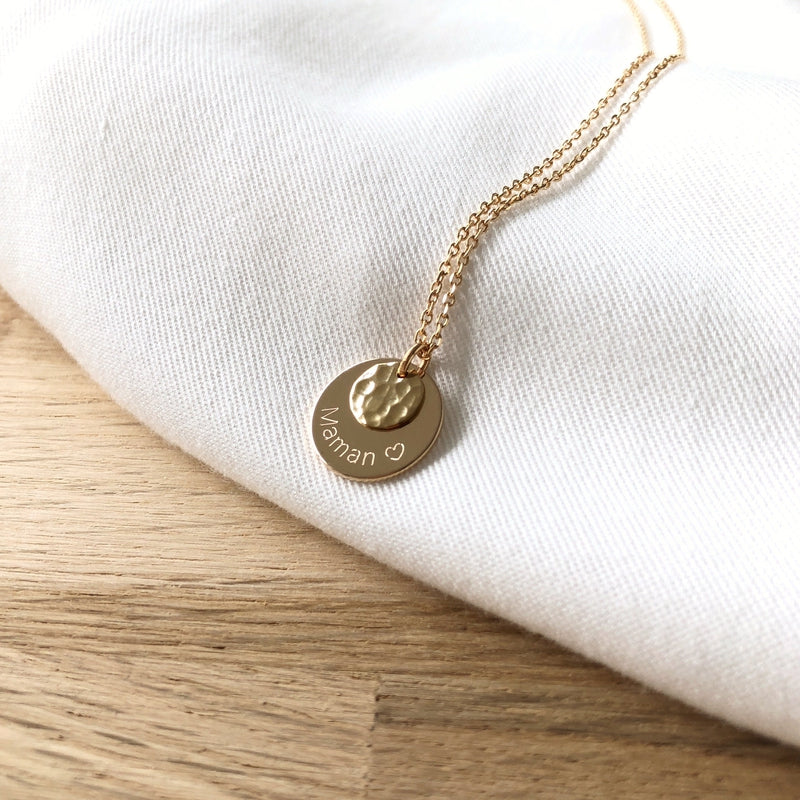 Collar «Eddi» chapado enInstants Plaisirs Joyas