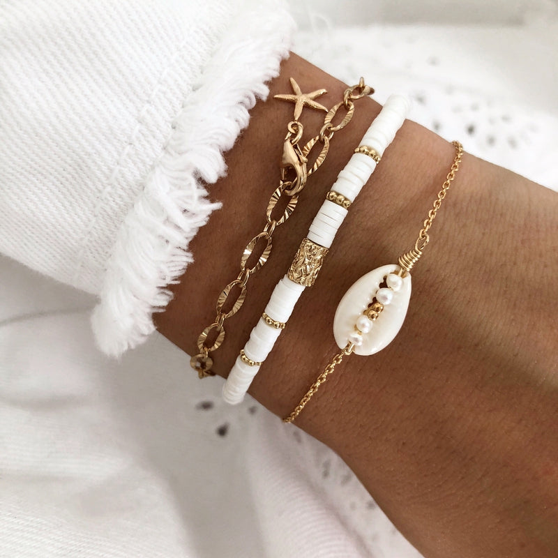 Cadena «Joy» chapada en oro-cadenas-instantes-placeres-Pulsera ajustable hastaInstants Plaisirs Joyería