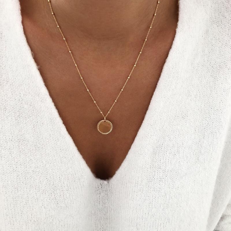 Collar «Mini molia» chapado en oro instants-plaisirs 