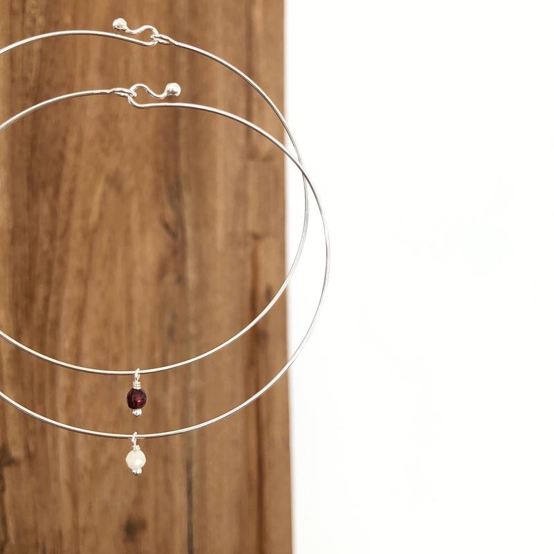 Brazalete «Mey» plata instants-plaisirs 