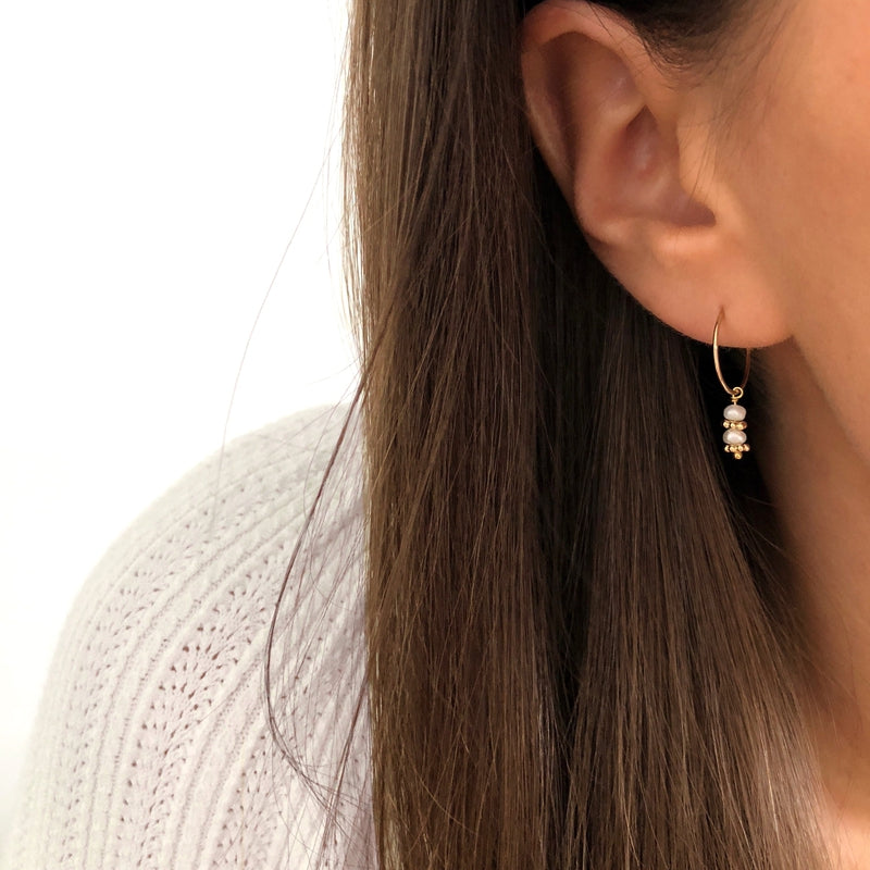 Broche «Moana» chapado enInstants Plaisirs Joyería