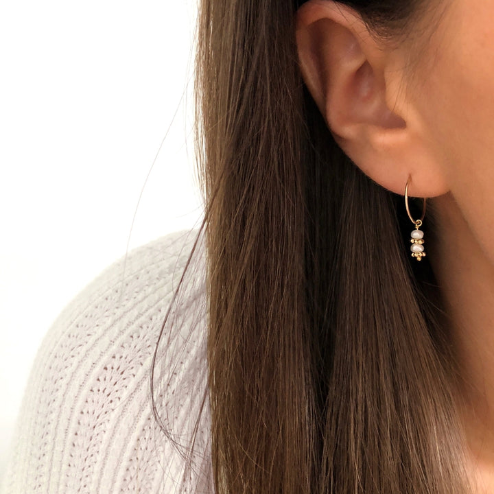 Broche «Moana» chapado enInstants Plaisirs Joyería