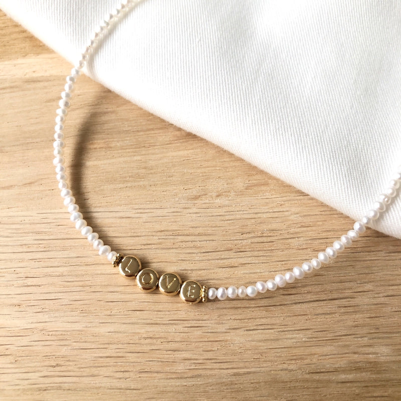 Collar «April» chapado enInstants Plaisirs Joyería