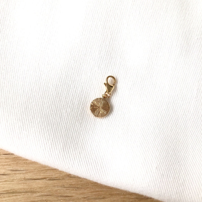 Charm «Sylo» chapado en oro -Instants Plaisirs Joyas -Instants Plaisirs Joyas