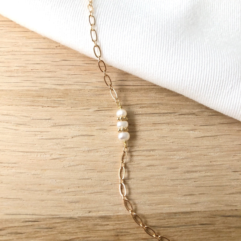 Pulsera «Moana» chapada enInstants Plaisirs Joyas