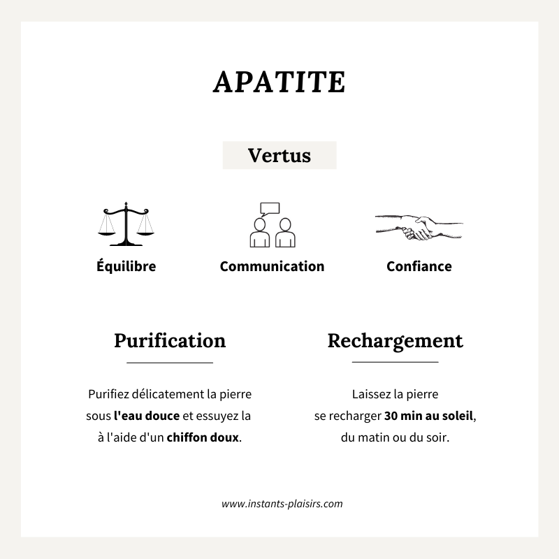 Charm «Apatita» ovalado chapado en oro - Dije yInstants Plaisirs Instants Plaisirs  Joyas