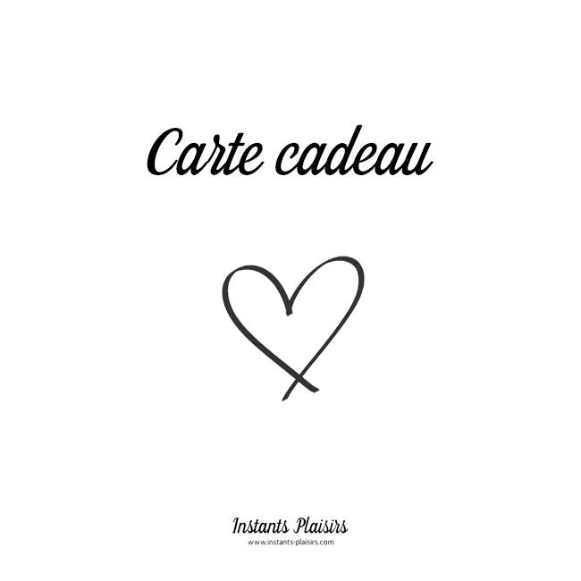 Tarjeta regalo electrónica - Tarjeta regalo -Instants Plaisirs ,00 € EUR -Instants Plaisirs Joyas