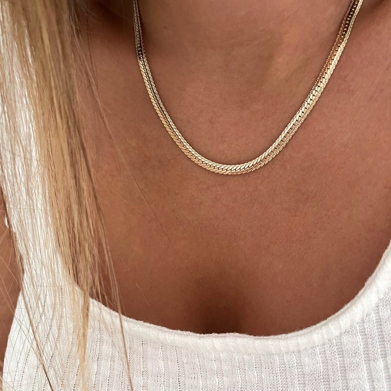 Collar «Syrene» chapado enInstants Plaisirs Joyas