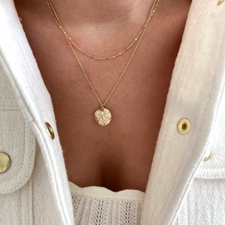 Collar «Mini Oha» chapado enInstants Plaisirs Joyas