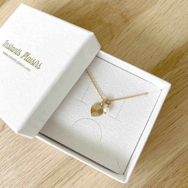 Collar «Zoé» chapado enInstants Plaisirs Joyería