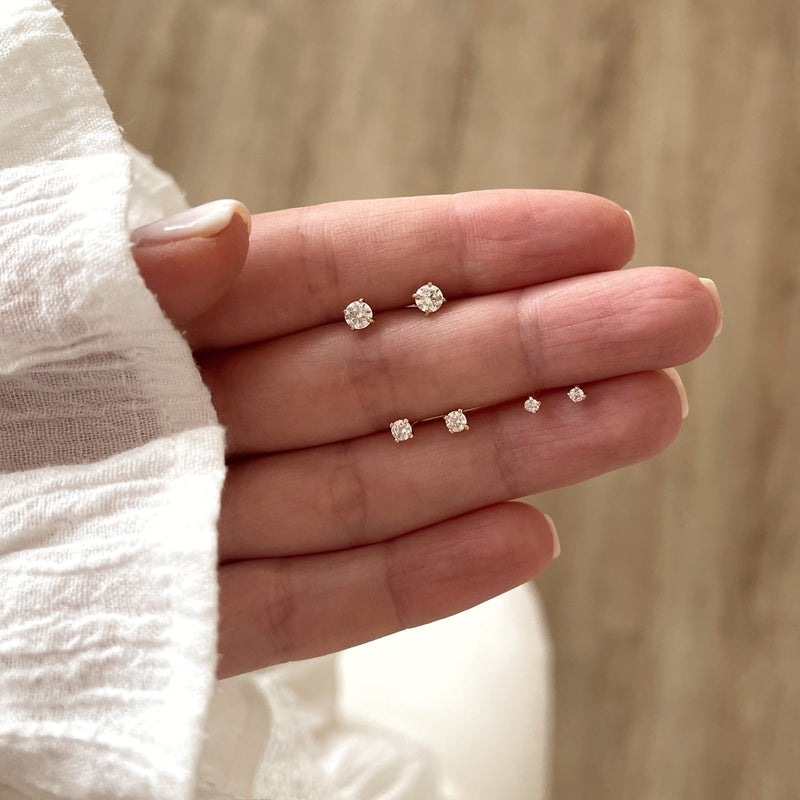 Pendientes «Dani» chapados en oro - Pendientes - Instants Plaisirs - Lote de 3Instants Plaisirs  Joyería