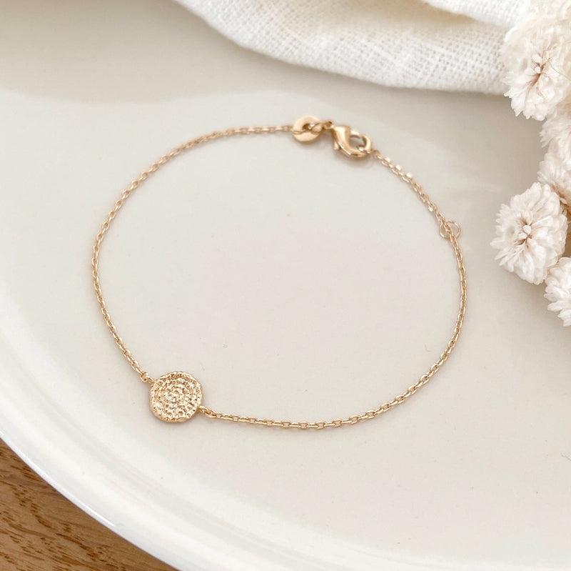 Pulsera «Marisa» chapada enInstants Plaisirs  Joyas