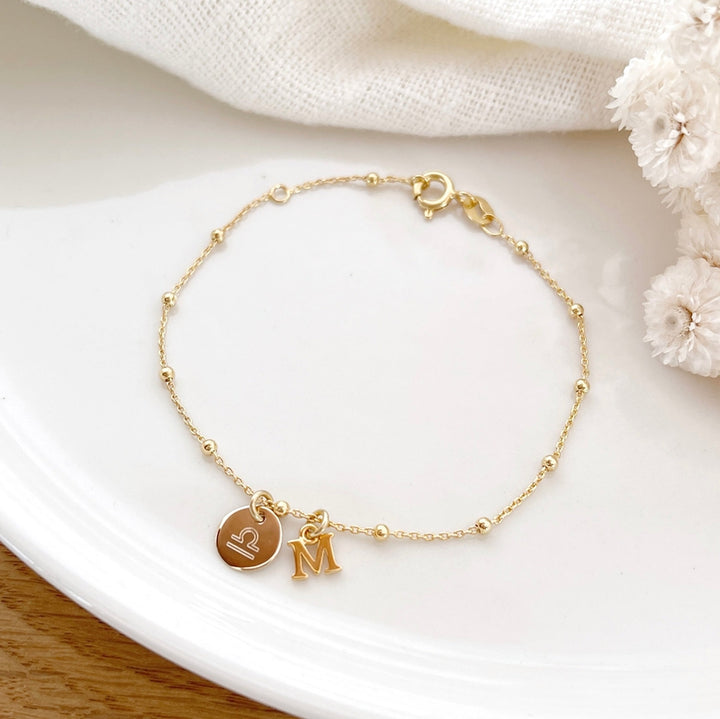 Pulsera «Mia» chapada enInstants Plaisirs  Joyas