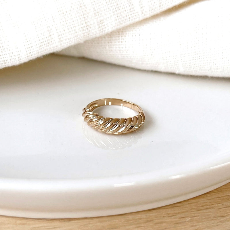 Bague "Beatriz" plaqué or-Bagues-Instants Plaisirs - Bijoux-Instants Plaisirs | Bijoux