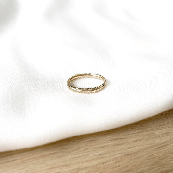 Anillo «Lena» chapado en oro -Instants Plaisirs Instants Plaisirs Joyas