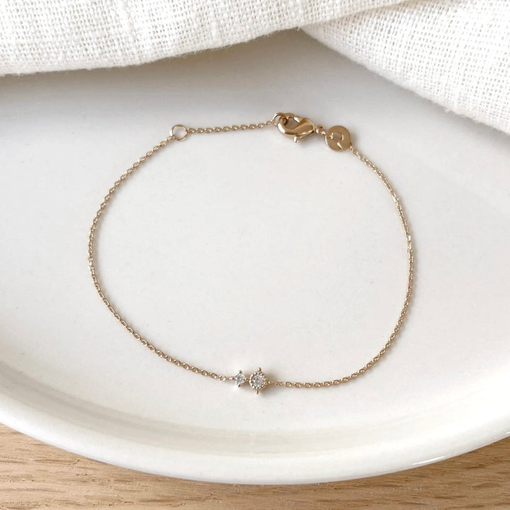 Pulsera «Edwin» chapada enInstants Plaisirs  Joyas