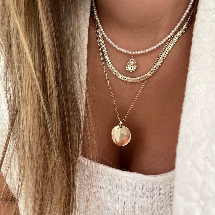 Collar «Syrene» chapado enInstants Plaisirs Joyas