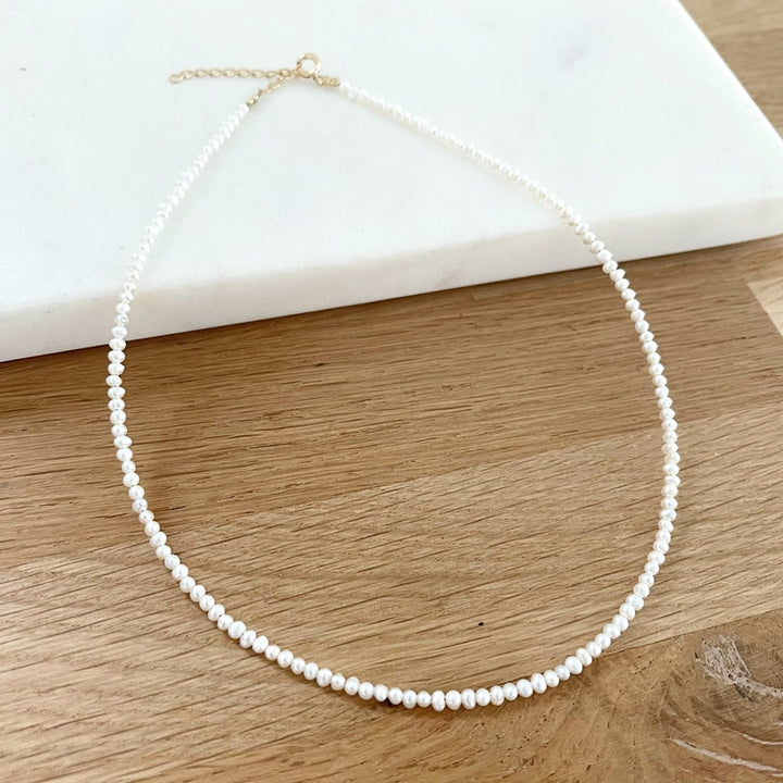 Collar «Pearl» chapado enInstants Plaisirs Joyas