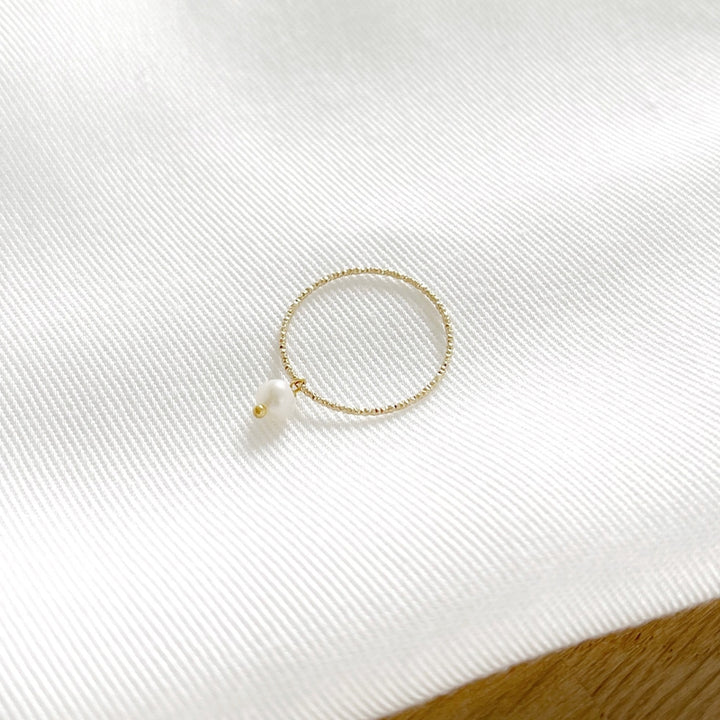 Anillo «Edna» chapado enInstants Plaisirs Joyas