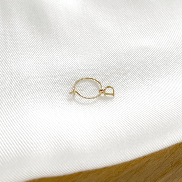 Broche «Initiale» chapado enInstants Plaisirs Joyas