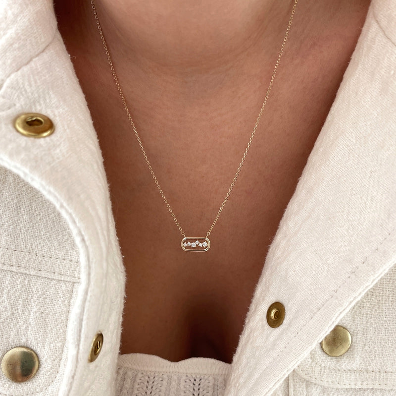 Collar «Emir» chapado enInstants Plaisirs  Joyas