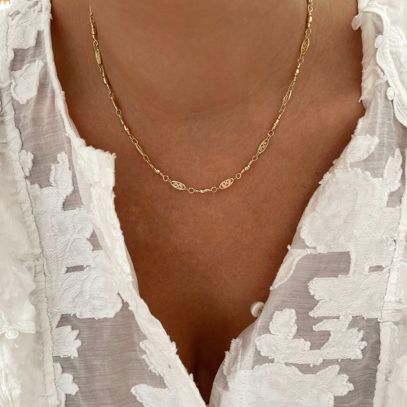 Collar «Judith» chapado enInstants Plaisirs  Joyas