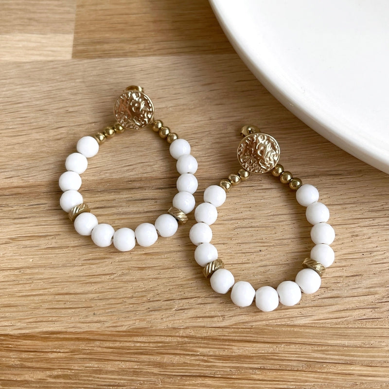 Pendientes «Ophélie» acero-PendientesInstants Plaisirs  Joyería