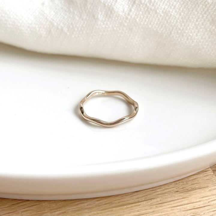 Anillo «Alison» chapado en oro - Anillos -Instants Plaisirs Instants Plaisirs -Instants Plaisirs  Joyas