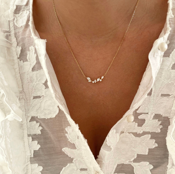 Collar «Kenza» chapado enInstants Plaisirs  Joyas