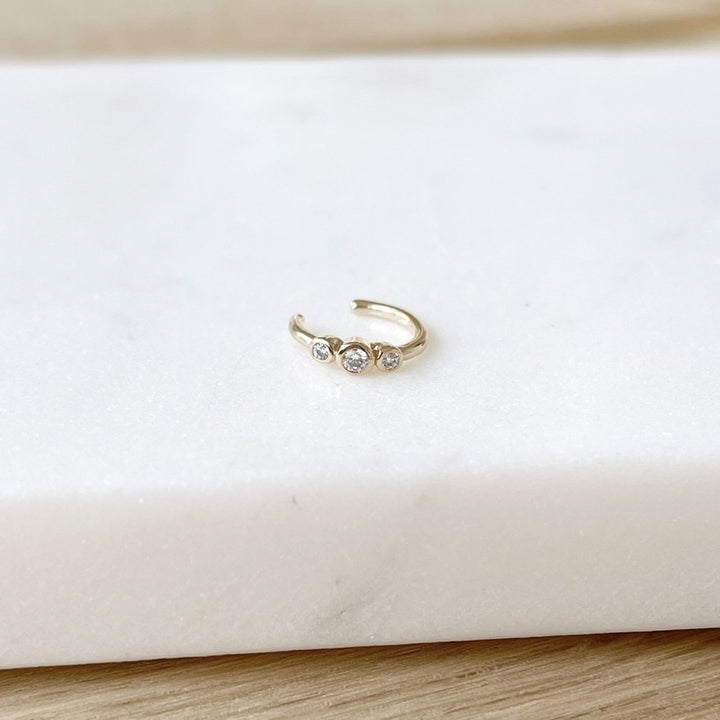 Pendiente «Suzy» chapado en oro -Instants Plaisirs Joyas -Instants Plaisirs Joyas