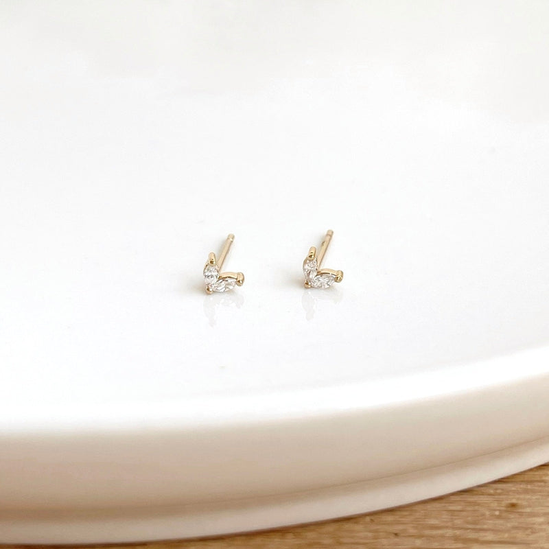 Pendientes «Lula» chapados en oro-PendientesInstants Plaisirs  Joyas