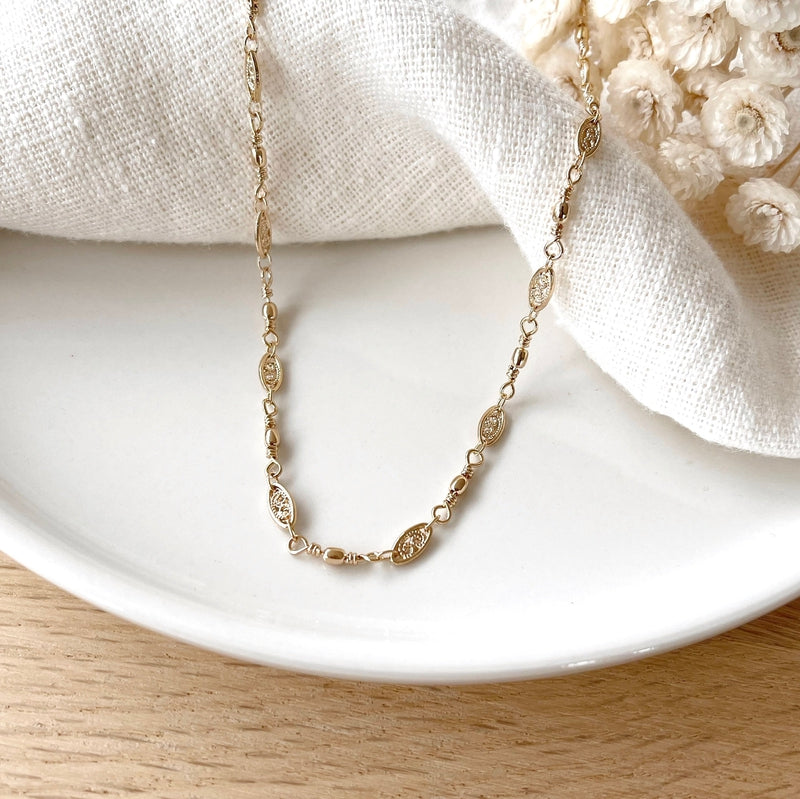 Collar «Judith» chapado enInstants Plaisirs  Joyas