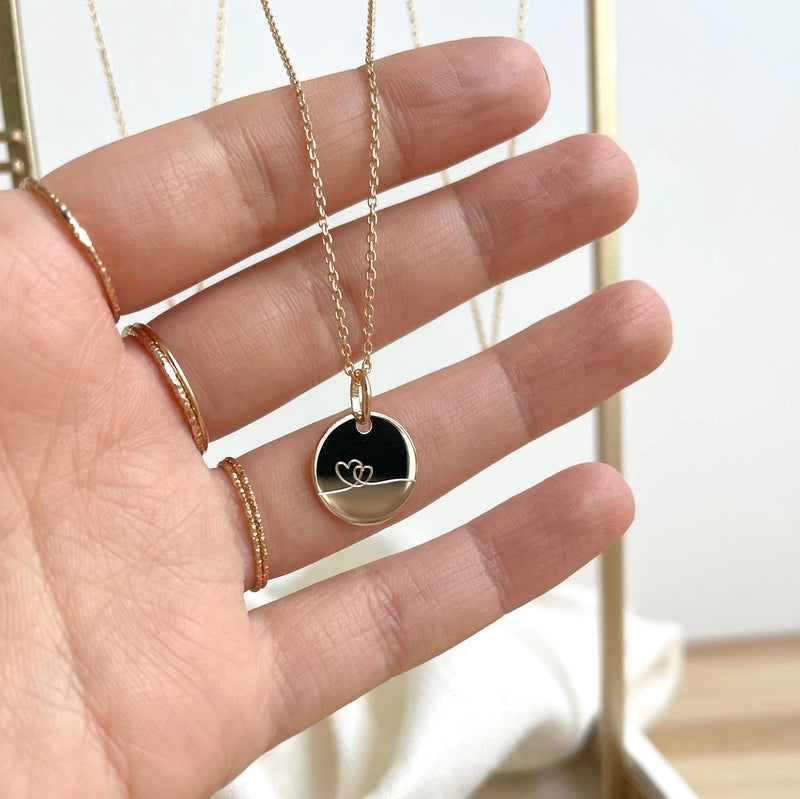 Collar «Aimée» chapado enInstants Plaisirs  Joyas