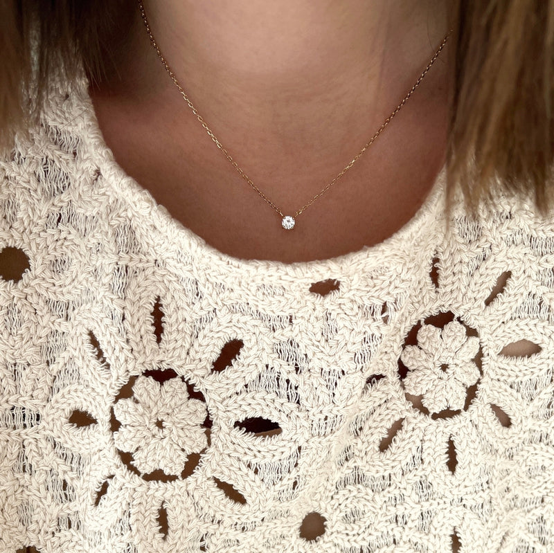 Collar «Dani» chapado enInstants Plaisirs  Joyas