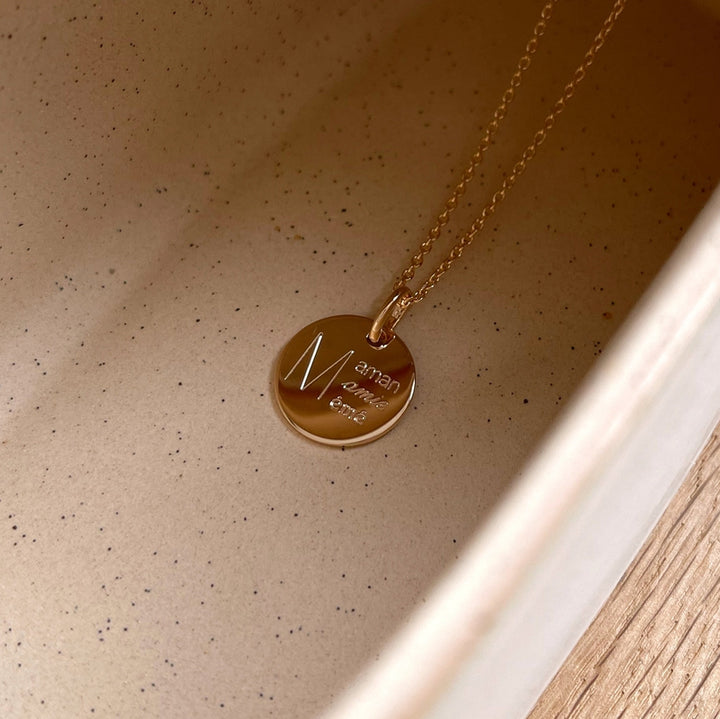 Collier "Mamie" plaqué or-Colliers-instants-plaisirs-Instants Plaisirs | Bijoux