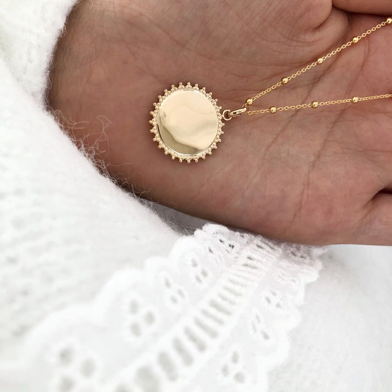 Collar «Sona» chapado en oro -Instants Plaisirs Joyas