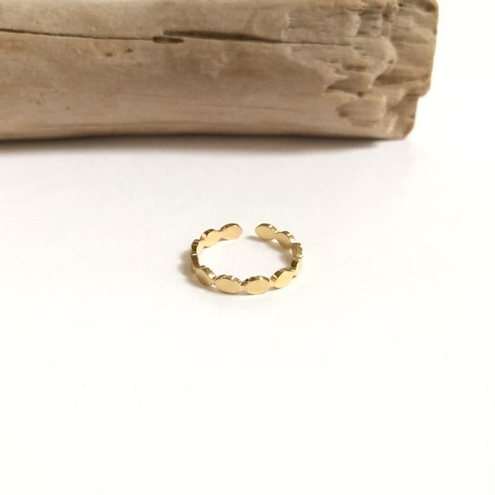 Anillo «Auda» acero instantes-placeres 