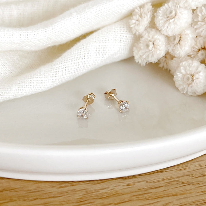 Pendientes «Dani» chapados en oro-Pendientes-instants-plaisirs-0,4Instants Plaisirs  Joyas