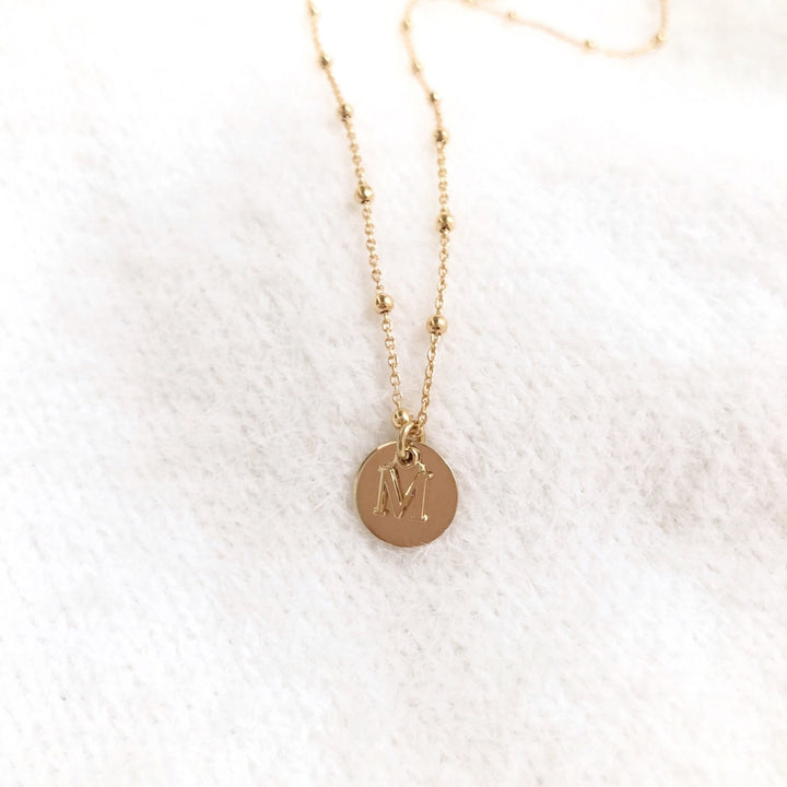 Collar «Omega» chapado en oro -Instants Plaisirs Joyería