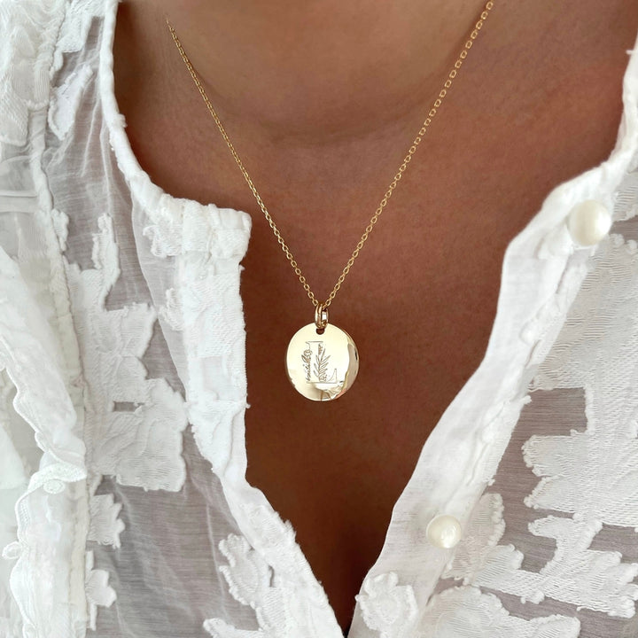 Collar «Jacinthe» chapado enInstants Plaisirs  Joyas