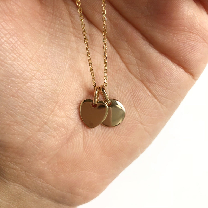 Collar «Lovely» chapado en oro instants-plaisirs 