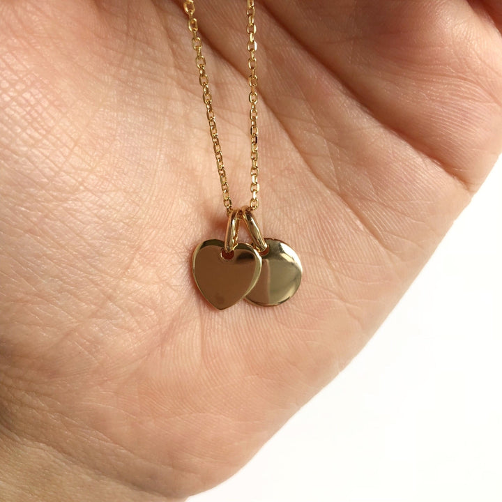 Collar «Lovely» chapado en oro instants-plaisirs 