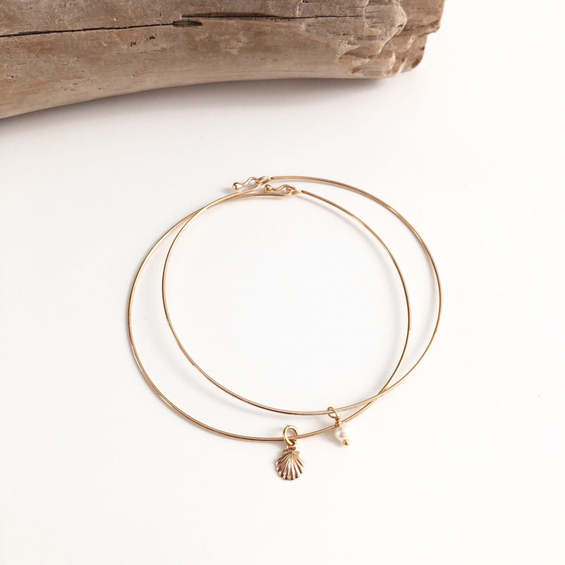 Brazaletes «Mey» con conchas Instants Plaisirs  Joyería 