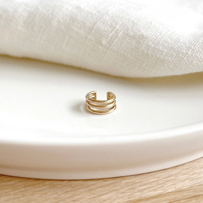 Pendiente «Lago» chapado enInstants Plaisirs Joyas